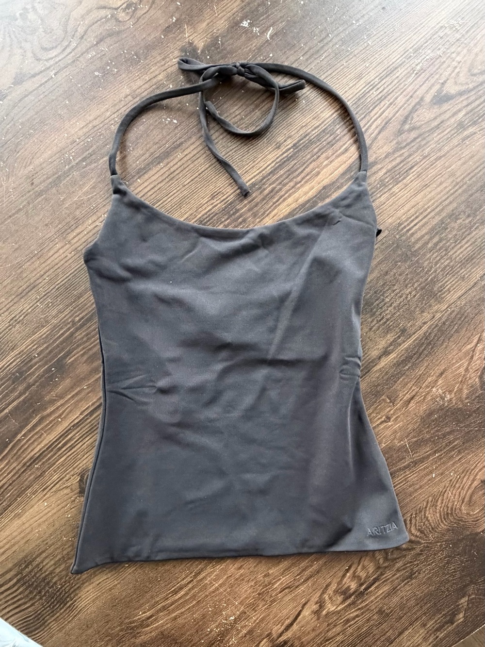 Aritzia Black Halter Camisole Tank Top - Picture 4 of 4